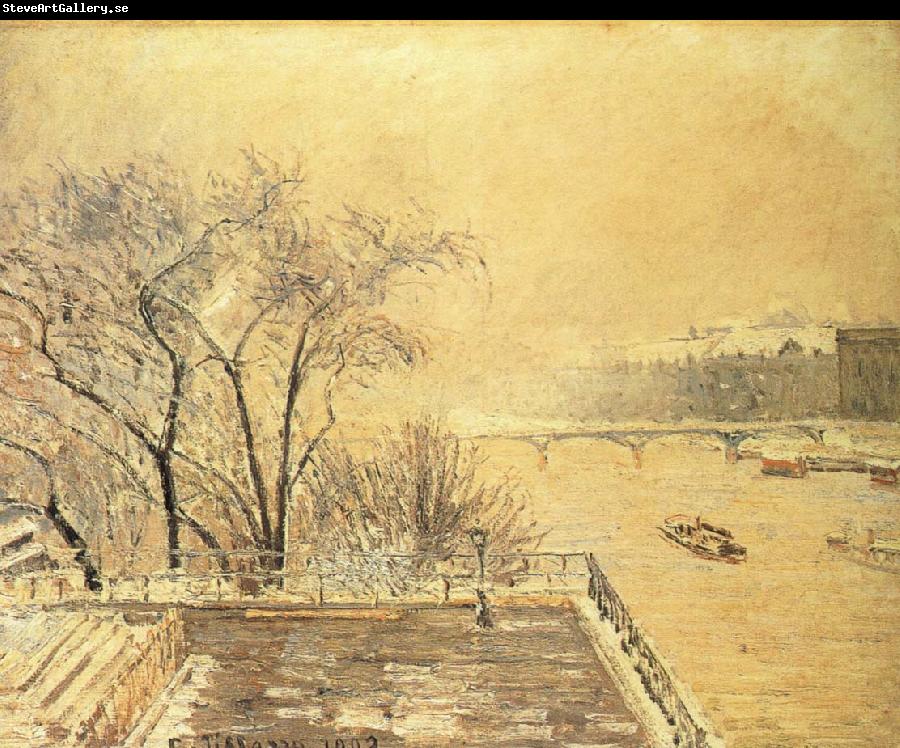 Camille Pissarro Morning snow